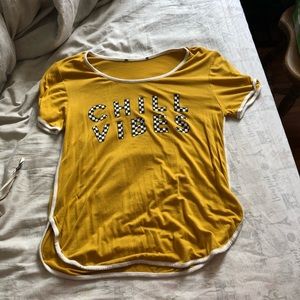 Darker yellow t shirt
